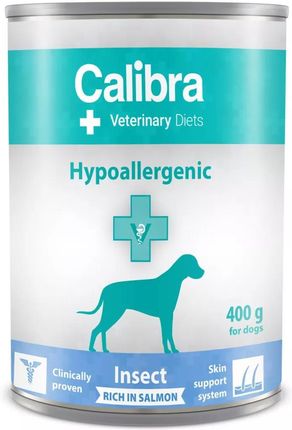 Calibra Vd Dog Hypoallergenic Insect Salmon Mokra Karma Dla Psów Z Nietolerancją Pokarmową 400G