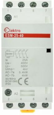 Inq Stycznik Esm-25-40 2P 25A Ac 230V Elektro (Esm2540)