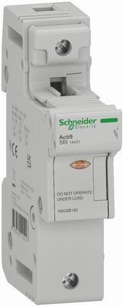 Schneider Electric Polska Podstawa Bezpiecznikowa Acti9 Sbi 1P 50A Rozmiar Wkładki 14X51Mm Sbi-50-1 (A9Gsb150)