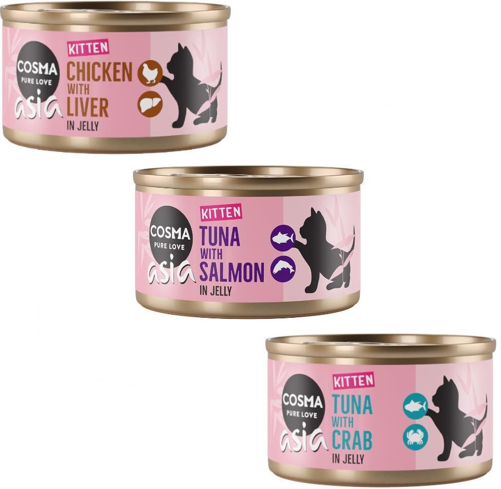 Cosma Kitten Food Cosma Bowl X 80g Zooplus