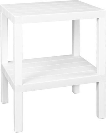Stolik pomocniczy składany biały