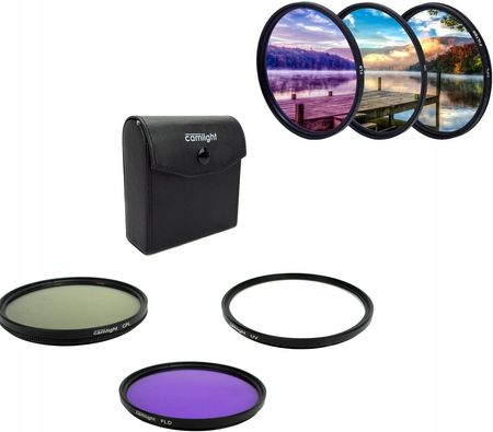 Camlight Filtr Uv Cpl Fld 40,5 16-50 mm do Sony alpha A6000 A6100 A6300 A6400 A6500