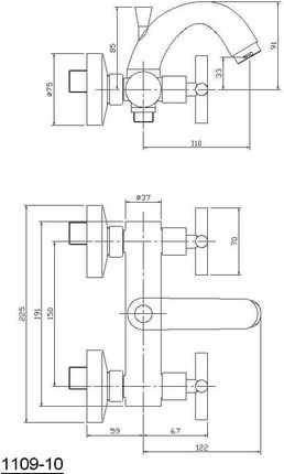 Aqualine Xenia 1109-10 - zdjęcie 2