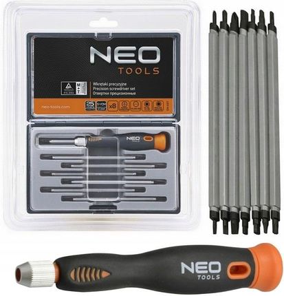 Neo Tools Wkrętaki Precyzyjne Magnetyczne Śrubokręt 8szt 86786
