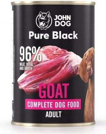 John Dog Pure Black Adult Kozina 400G