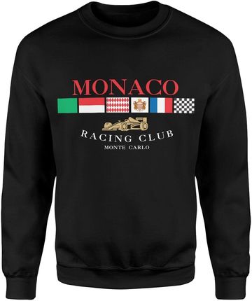 Monaco racing club Męska bluza (S, Czarny)