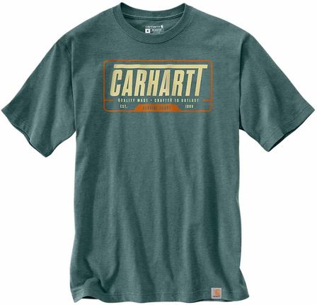 Koszulka męska T-shirt Carhartt Heavyweight Graphic Sea Pine Heather
