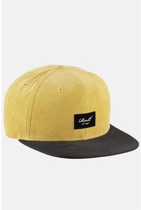 czapka z daszkiem REELL - Suede Cap Yellow Brown Ribcord (170) rozmiar: OS