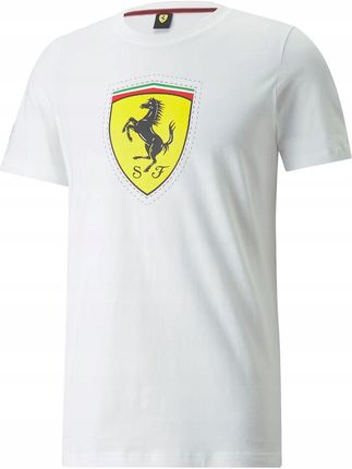 Koszulka męska Puma Ferrari Race SF r.S Biała F1 Sportowa Bawełniana