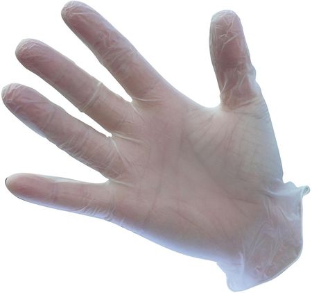 Rękawice Jednorazowe Winylowe Pudrowane - 100szt. A900 - Xl, Przezroczysty