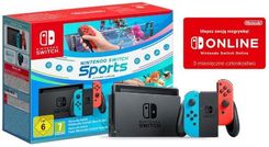 Zdjęcie Produkt z Outletu: Nintendo Switch Joy-Con V2 (Czerwono-Niebieski) + Ns Online 90 Dni Sports - Warszawa