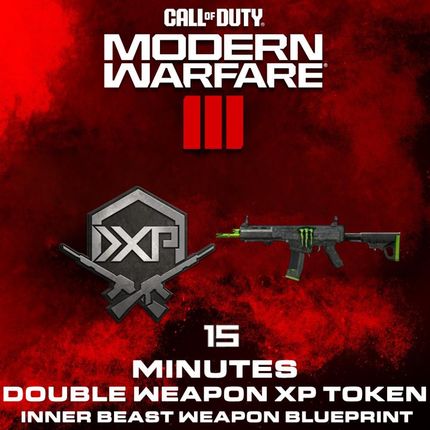 Call of Duty Modern Warfare III - Inner Beast Weapon Blueprint + 15 Minutes Double Weapon XP Token (PC/PSN/Xbox Live)