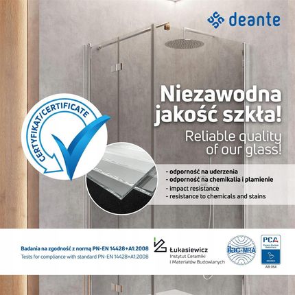 Ścianka prysznicowa walk-in (KTJ D38P) - Deante - zdjęcie 2
