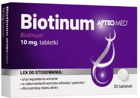 Biotinum Apteo Med 10Mg 30Tabl.