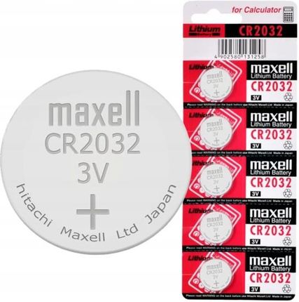 Maxell 5 X Bateria Litowa Cr 2032 3V B5 (CR2032)