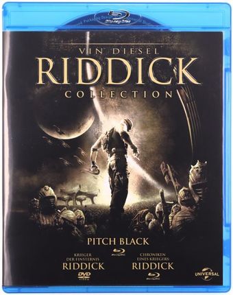Pitch Black / The Chronicles of Riddick / Dark Fury (2xBlu-Ray)+(DVD)