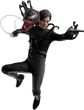 Hot Toys Spider-Man 3 Movie Masterpiece Action Figure 1/6 Spider-Man [Black Suit] 30cm