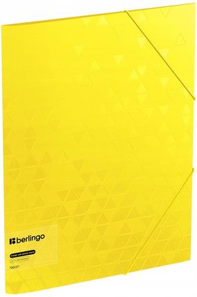 Berlingo Teczka Z Gumką Neon А4 0,6Mm Żółta