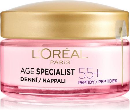 Krem L'Oréal Paris Age Specialist 55+ Anti-Wrinkle Brightening Care Rozjaśniający Przeciwzmarszczkowy na dzień 50ml