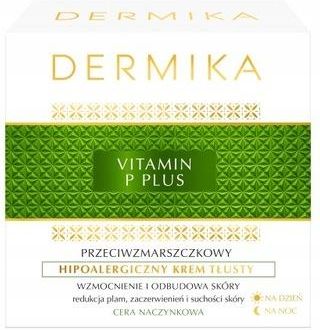 Krem Dermika Vitamina P Plus Hypoalergiczny Tłusty na dzień i noc 50ml