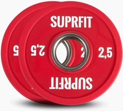 Zdjęcie Suprfit Talerze Do Treningu Siłowego Mini Bumper Plates 2,5Kg Czerwone - Bełchatów