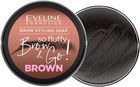 Eveline Cosmetics Brow & Go! Mydło do stylizacji brwi brązowe