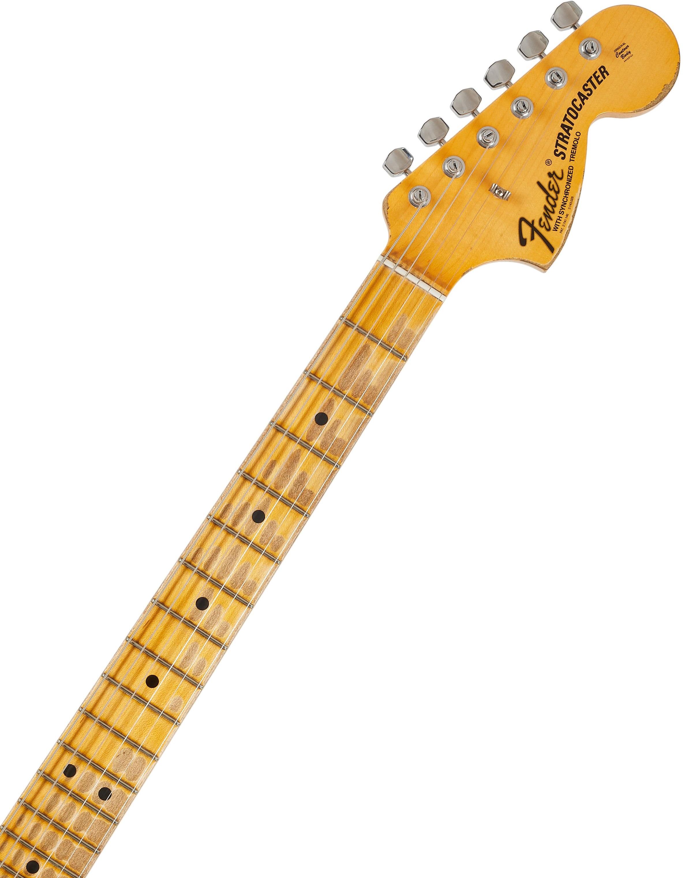 Fender Custom shop Stratocaster 69s レリック Fender Custom Shop 69 Heavy Relic Stratocaster Aged Blue Ice