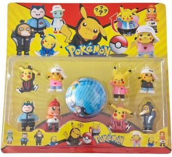 Toys Pokemon Figurki Duży Zestaw 9 Figurek Pokeball