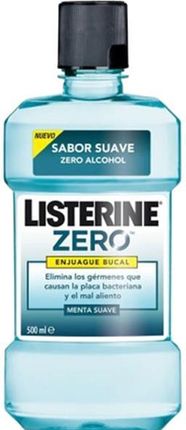 Listerine Zero Alcohol Mouthwash Soft Mint Płyn Do Płukania Ust 500 ml