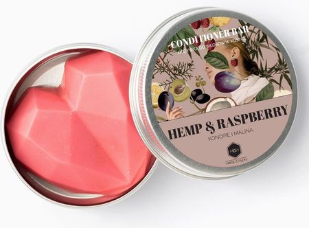 Herbs&Hydro Hemp & Raspberry Odżywka W Kostce Do Włosów 40 g