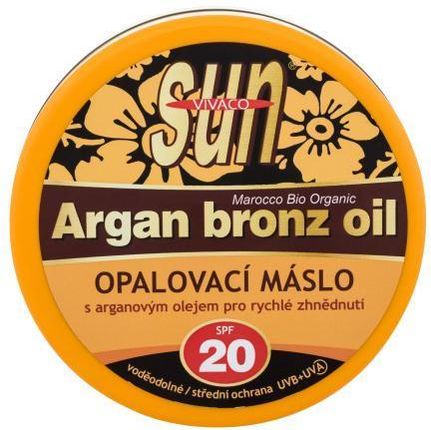 Vivaco Sun Argan Bronz Oil Suntan Butter Spf20 Preparat Do Opalania Ciała 200 ml