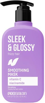 Prosalon Sleek&Glossy Wygładzająca Maska Do Włosów 375 ml