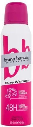 Bruno Banani Pure Woman Sparkling Mango & Peony Antyperspirant O Zapachu Mango I Piwonii 150 ml