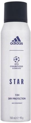 Adidas Uefa Champions League Star 72H Dezodorant W Spray’U Antyperspirant 150 ml