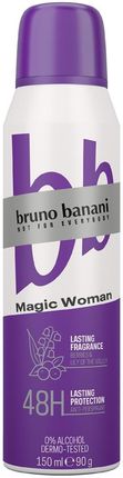 Bruno Banani Magic Woman Berries & Lily Of The Valley Antyperspirant O Zapachu Owoców Jagodowych I Konwalii 150 ml
