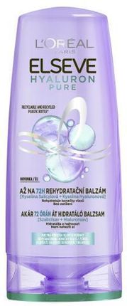 L'Oréal Paris Elseve Hyaluron Pure Balsam Do Włosów Włosy Przetłuszczające Się Włosy Suche 200 ml