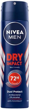 Nivea Men Dry Impact Antyperspirant Spray 150 ml