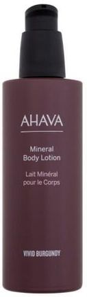 Ahava Vivid Burgundy Mineral Body Lotion Nawilżające Mleczko Do Ciała Z Minerałami Z Morza Martwego 250 ml