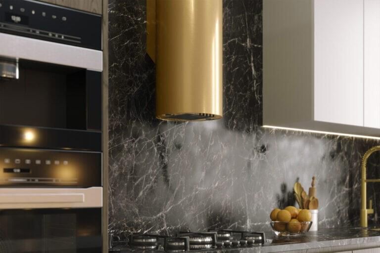 фото Витяжка декоративна Maan Elba WPB 35 Gold Glass