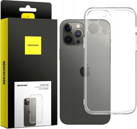 Spacecase Etui Silikonowe Do Iphone 13 Pro Max Clear Case Przezroczyste