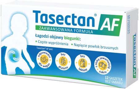 Tasectan AF proszek do stosowania u dzieci 12 saszetek