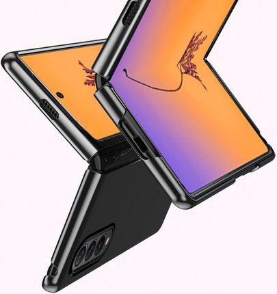 Hurtel Plating Case Etui Obudowa Pokrowiec Do Samsung Galaxy Z Fold 4 Czarne