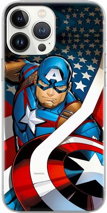 Marvel Etui Do Apple Iphone 11 Pro Max Nadruk Pełny Kapitan Ameryka 004