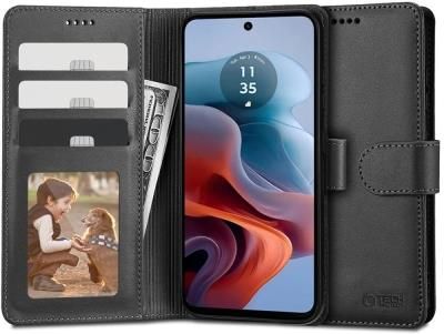 Tech Protect Wallet Motorola Moto G34 5G Black