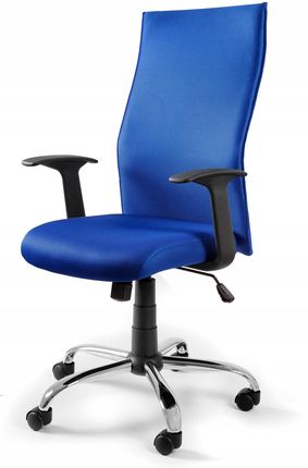 Krzesło Black On Black Plus Niebieskie Biurowe