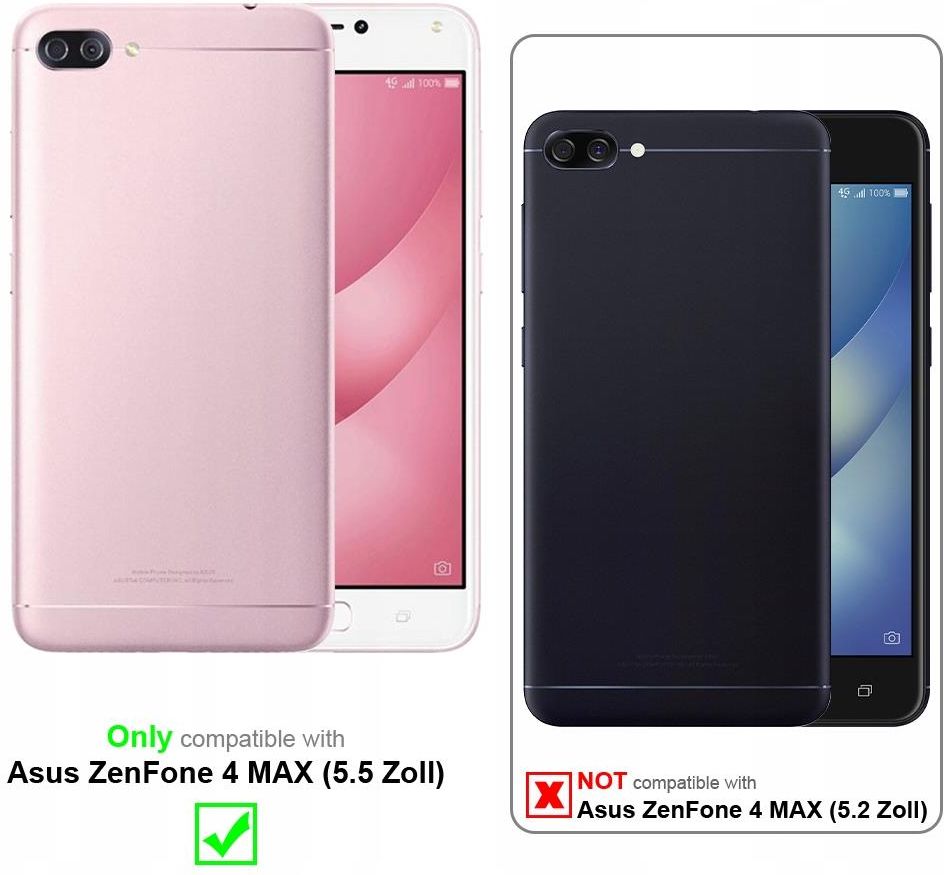 dipos I 2X Pellicola Protettiva Compatibile con ASUS Zenfone 4 ZE554KL Protezione Vetro Flessibile 9H