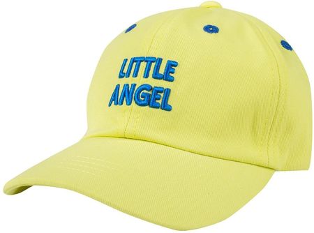 Dziecięca czapka z daszkiem ozdobiona haftem LITTLE ANGEL