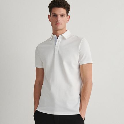 Reserved - Koszulka polo regular - Biały