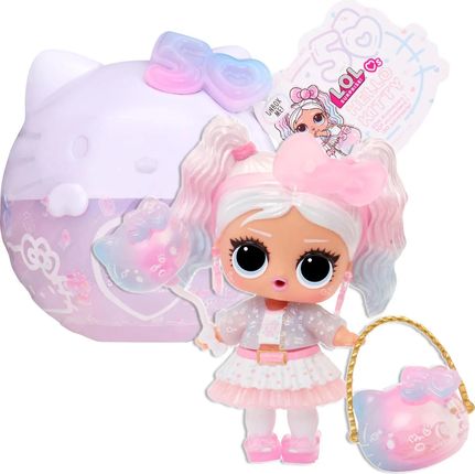 Mga Lol Surprise Hello Kitty Miss Pearly Mini Laleczka Zestaw Kula Niespodzianka 503828