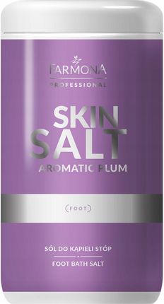 Farmona SKIN SALT AROMATIC PLUM zapachowa sól do kąpieli stóp - 1400 g